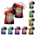 thumbnail image 2 of Personalized Team Name and Name BINGO 3D Shirt for Men Women, Custom Bingo game Shirts for Team (Orange, S), 2 of 10