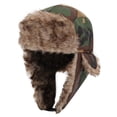 thumbnail image 5 of Women Men Warm Faux Fur Ski Cap Earflap Bonnet Ushanka Russian Bomber Hats Trapper Hat 2, 5 of 8