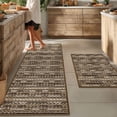 thumbnail image 1 of Juego de alfombras de cocina BSICPRO, antideslizantes, antimanchas, vintage, 1 of 4