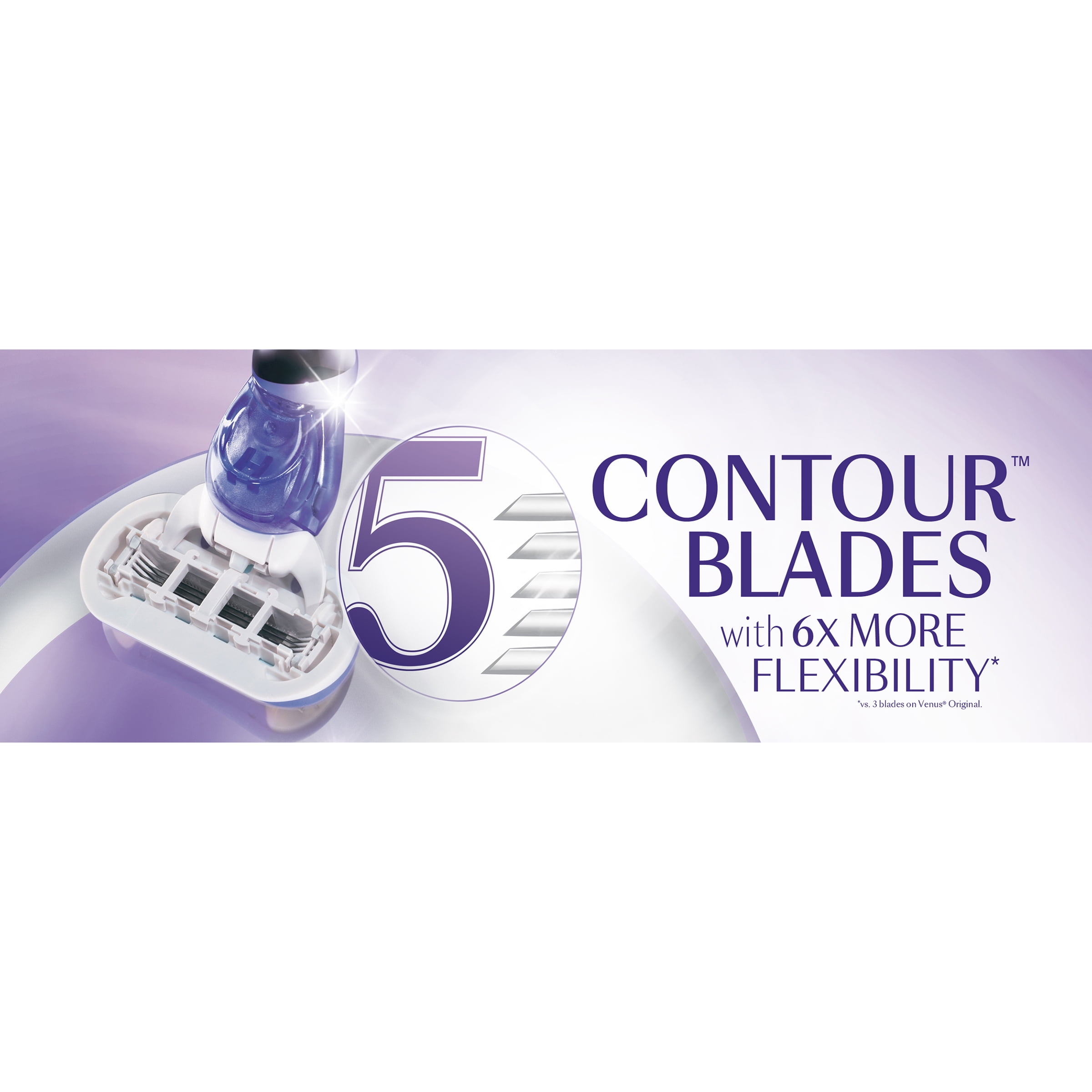 Gillette Venus Swirl Razor Cartridges with Free Swirl Razor 4 ct Box