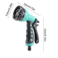 thumbnail image 3 of Multifunctional Garden Hose Nozzle Gun, Thumb Control on off Valve Hose Sprayer Nozzle, Car Wash High-Pressure Sprayer, For Watering Plants, Lawn & Garden, Washing Cars, Outdoor Fun, 3 of 7