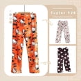 thumbnail image 2 of Sanrio Hello Kitty pantalones de pijama de felpa dibujos animados Anime Halloween Graffiti pantalones moda Casual cálido traje para casa Y2K chicas picantes, 2 of 4
