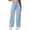 Blue, variant on ABATAB Jeans for Women Low Waist Stretchy Wide Leg Jean Pants Basic Boyfriend Casual Fashion Denim Trouser with Pockets