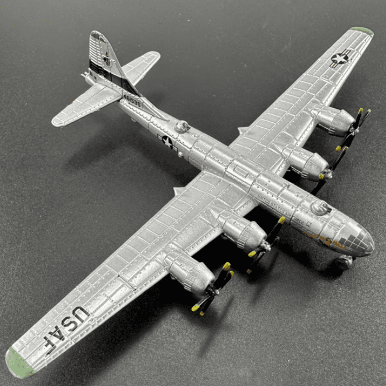 NATEFEMIN Detailed US B 29 Superfortress Alloy Aircraft Model 1 300 Scale with Little Boy Missile Aviation Enthusiasts Home Decoration