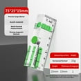 thumbnail image 2 of Mini High-Precision Level Ruler with Bubble Magnetic Spirit Level Measure Measurement Tools Thickening for Linear, 2 of 9