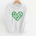 thumbnail image 1 of Pantalons pour Femmes Imprimé Saint-Patrick Décontracté Manches Longues Sweat à Capuche Ample Saint-Patrick, 1 of 5