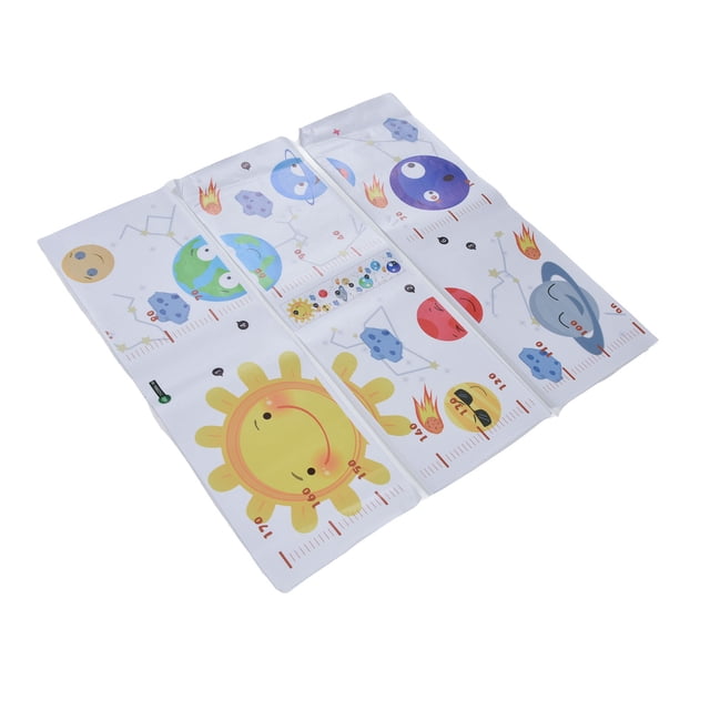 DEWIN Tableau de Croissance en Hauteur pour Enfants Autocollant Mural Motif Planète en PVC Mesure de Hauteur pour Chambre Nursery