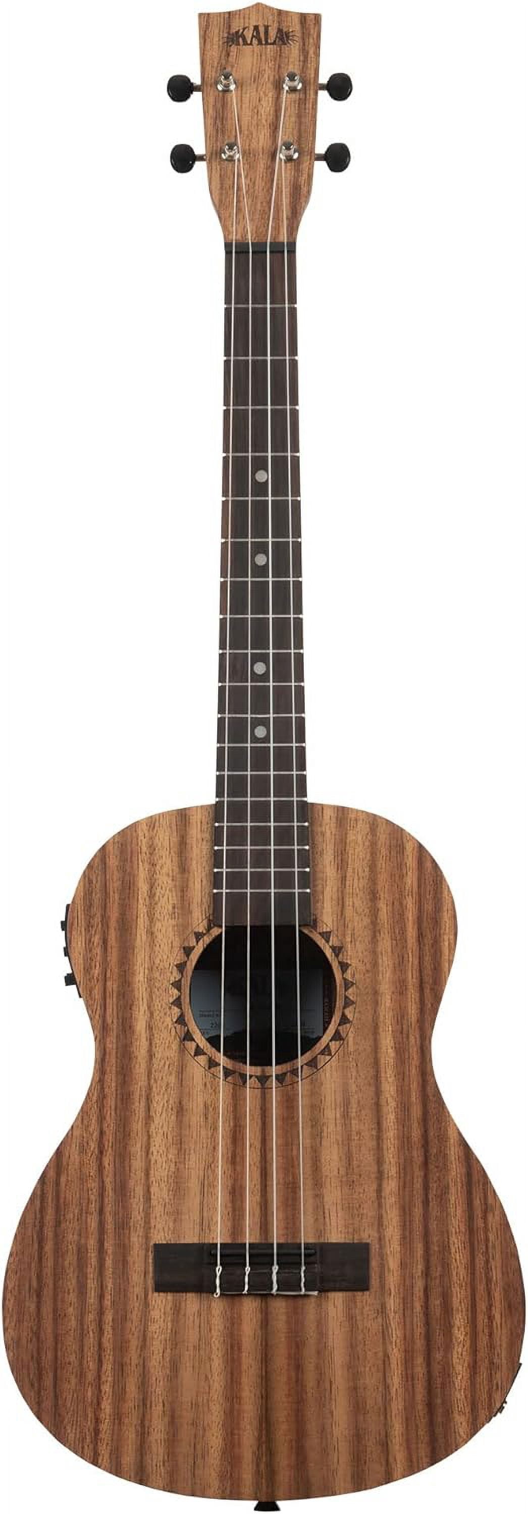 Kala Brand Music Co. Teak Collection, 4-String Ukulele, Natural, Baritone (KA