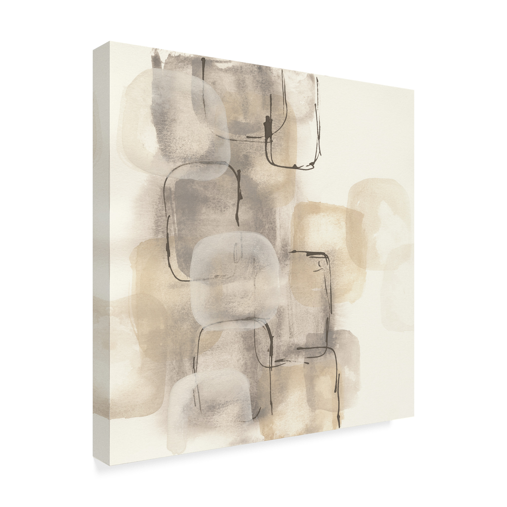 Trademark Fine Art 'Neutral Stacking II' Canvas Art by Chris Paschke