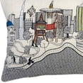 thumbnail image 3 of 35" White Tulsa Daylight Skyline Lumbar Decorative Pillow, 3 of 6