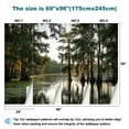 thumbnail image 3 of Peel and Stick Wallpaper Waterproof Swamp Wall Mural Decor Self Adhesive and Removable 69in x 98in, 3 of 8