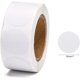 thumbnail image 3 of 3 rollos de etiquetas adhesivas de papel en blanco para regalos, ideales para fiestas, bodas y otras ocasiones especiales. Etiquetas blancas: 25 mm, 500 unidades por rollo., 3 of 4