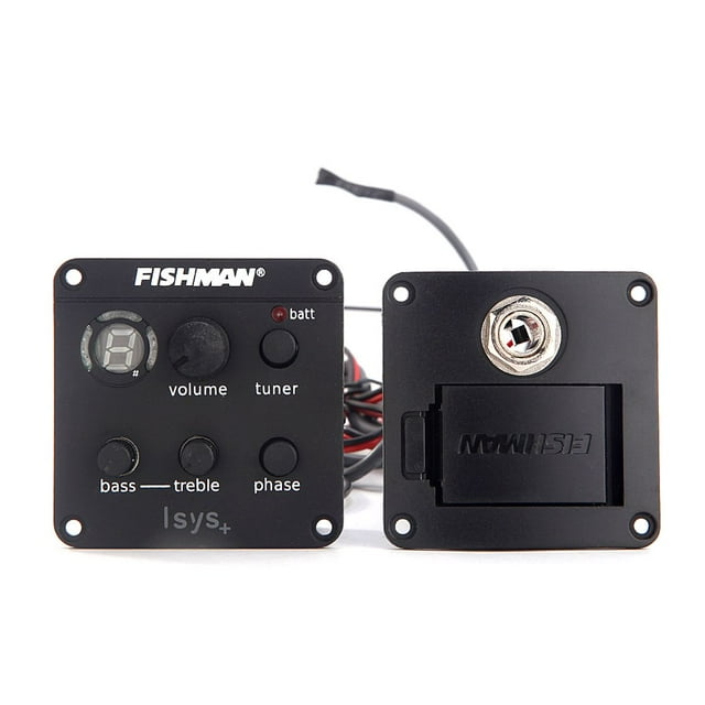 LOVEVER Fishman ISYS+ Guitare Acoustique Pickup Piézo Préamplis EQ Tuner