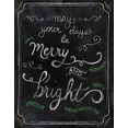 thumbnail image 2 of Carpentieri, Natalie 26x32 Black Ornate Wood Framed with Double Matting Museum Art Print Titled - Merry and Bright, 2 of 4
