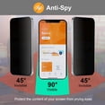 thumbnail image 4 of iPhone 12 Pro Max Screen Protector - ONE Privacy Tempered Glass, 4 of 8