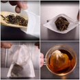 thumbnail image 5 of Bolsa de té desechable, 200 Uds., filtro de té orgánico no tejido para especias de té sueltas, 5 of 5