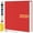 Red, variant on cherished memories 60 Pages Large photo album with self adhesive pages - perfect for photo paper 4x6 5x7 8x10, sticker book, and scrapbook supplies - stylish binder to preserve your moments