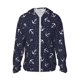 thumbnail image 1 of Fotbe Anchor Chaqueta con Protección Solar UPF 50+ para Hombre y Mujer, Camisa con Capucha y Bolsillos-Small, 1 of 7