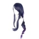 thumbnail image 1 of Peluca de cosplay trenzada de color morado oscuro de 65 cm de largo con altura degradada, 1 of 3