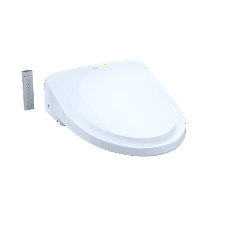 WASHLET S550e Elongated Bidet Toilet Seat with ewater+ and Auto Open and Close Classic Lid, Cotton White - SW3054#01
