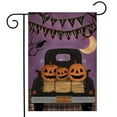 thumbnail image 2 of Briarwood Lane Halloween Truck Primitive Garden Flag, 2 of 4