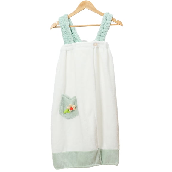 CSCHome Floral Pattern Bathrobe Robes for Women Coral Velvet Material with Soft Fabric for Home, Shower, Lounge, Sauna