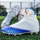 thumbnail image 4 of Zapatos de fútbol para hombre, botas de fútbol FG para adultos, tacos para entrenamiento de hierba, Partido de césped, Futsal profesional para exteriores, niños, niñas, estudiantes, nuevo, 4 of 5