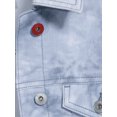 thumbnail image 4 of EV1 from Ellen DeGeneres Women's Tie Dye Denim Jacket with Love Flag, 4 of 10