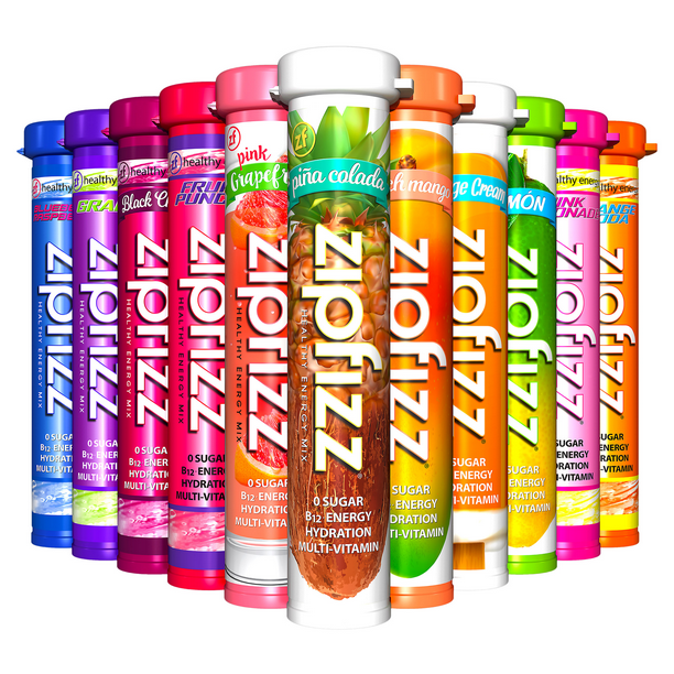 Zipfizz Healthy Energy Drink powder, 30 Tubes Peach Mango