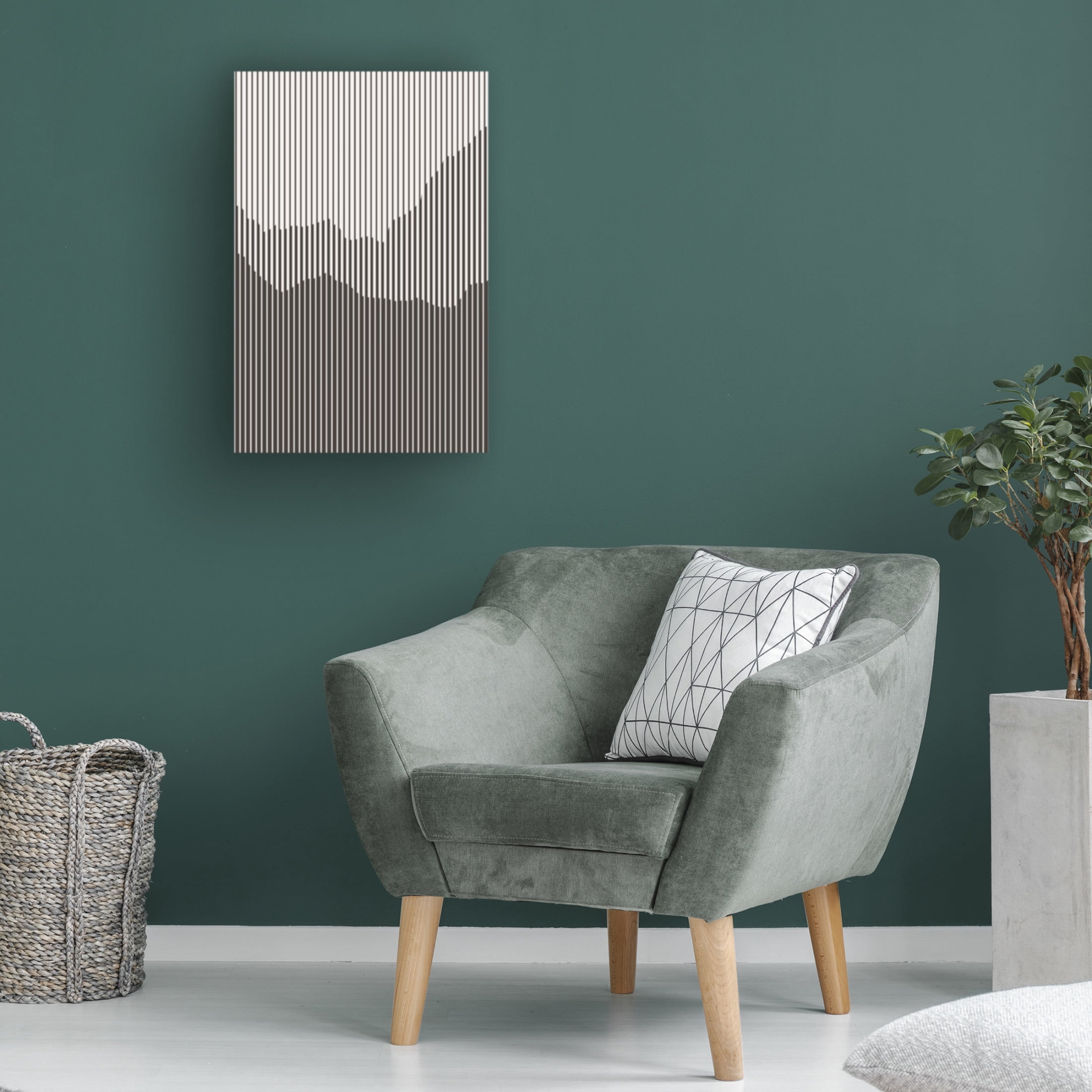 Trademark Fine Art jay stanley  Dark Mountains Series 1 Canvas Wall Art