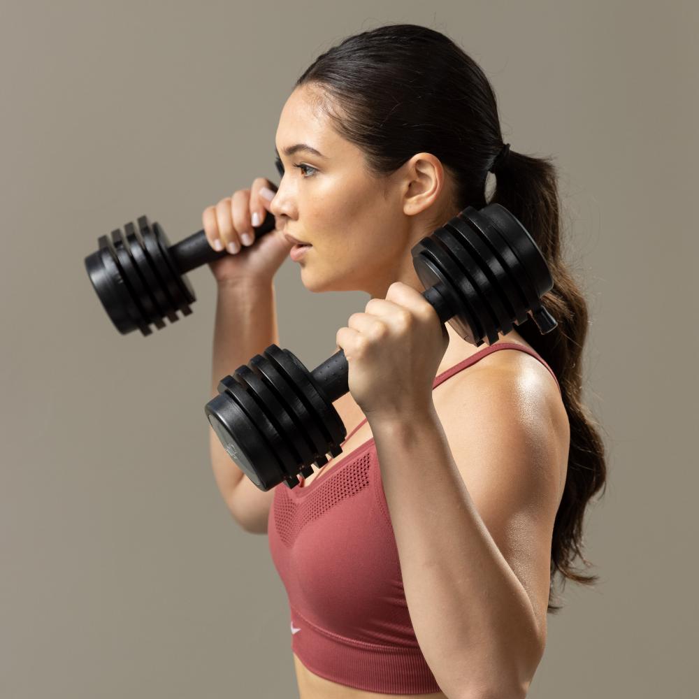 Ativafit Adjustable Dumbbell 12.5 Pounds Fitness Dial Dumbbell
