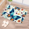 thumbnail image 5 of Butterfly Non-Slip Polyester Office Mat, Door Rug, Indoor Mat - Machine Washable, 5 of 6