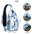 thumbnail image 5 of Chest Bag Crossbody Shoulder Bag Crossbody Shoulder BagTravel Sling Bag for Hiking Dating Gym Cycling Working Marine Adorable Crab, 5 of 6