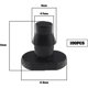 thumbnail image 4 of 100pcs 1/4 Inch Drip Irrigation End Caps Garden Hose End Stop Plug Connector for Garden Irrigation PE Pipeline Connection Greenhouse Flower Bed Yard, 4 of 5