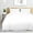 White, variant on PiccoCasa Pompoms 3 Pieces Duvet Cover Bedding Set with 2 Pillowcases White, King
