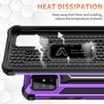 thumbnail image 3 of Samsung Galaxy A72 Case, Rosebono Hybrid Slim Colorful Armor Shockproof Impact Resistant Protective Cover Case With Kickstand For Samsung Galaxy A72 4G and 5G Version (Purple), 3 of 5