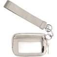 thumbnail image 1 of Cartera Iris para mujer xinyu Billetera Con llavero 5,9 x 3,5 pulgadas Beige, 1 of 6