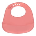 thumbnail image 4 of Babero para comer para bebés, Babero de silicona Baberos suaves impermeables para niños pequeños Babero de silicona fiel a su promesa, 4 of 8