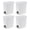 White, variant on Sterilite Rectangular Step on Trash Bin Wastebasket - 2.7 Gal Capacity - 2 Pack, White