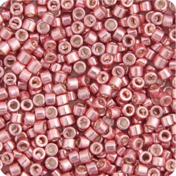 Miyuki Delica 11/0 RD - Rose Blush Opaque Teinté - 5.2GVIAL de Perles de Verre Japonaises