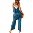 thumbnail image 2 of Womens Casual Jumpsuits Mineral Blue XL, 2 of 8