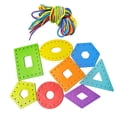 thumbnail image 1 of Tarjetas de cordones de madera, regalos del Día de San Valentín para niños, formas de cordones para jardín de infantes, habilidades motoras finas de, 1 of 9