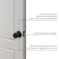 thumbnail image 5 of Design House Ball Keyed Entry Door Knob, Matte Black, 5 of 17