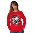 thumbnail image 4 of Kanji Style Betty Boop Major Sass Women Crewneck Sweatshirt Brisco Brands S, 4 of 6