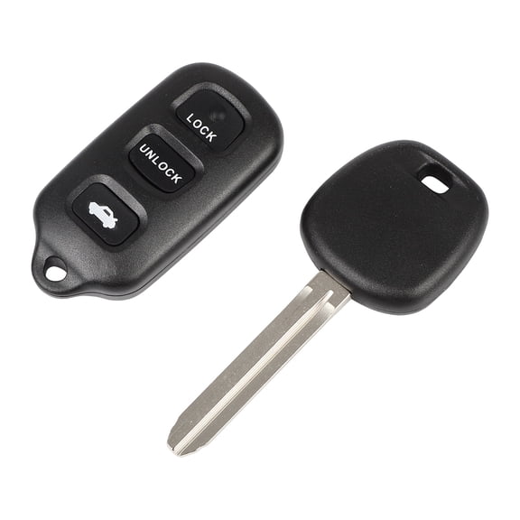 CCIYU 4 Buttons Pack of 1 Car Key Fob Replacement for Pontiac Vibe 1.8L 2003-2008, for GQ43VT14T