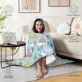 thumbnail image 4 of Wearable Blanket,Fairy Tale Princess Castle Pattern Hooded Wearable Flannel Blanket for Adults & Teens,Winter Poncho Shawl Wrap Cape Cozy Anti-Pill,50"x60", 4 of 5