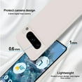 thumbnail image 3 of SHILIU-Case Compatible with Google Pixel 8 Pro, Silky-Soft Touch Full-Body Protective Phone Silicone Case, Shockproof Cover with Microfiber Lining, White, 3 of 4