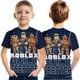 thumbnail image 3 of [5-14 Años] Roblox Primavera Verano Niños Niñas 3D Impreso Tops Cuello Redondo Anime Versión Coreana Camisetas Camisas Diarias, 3 of 4