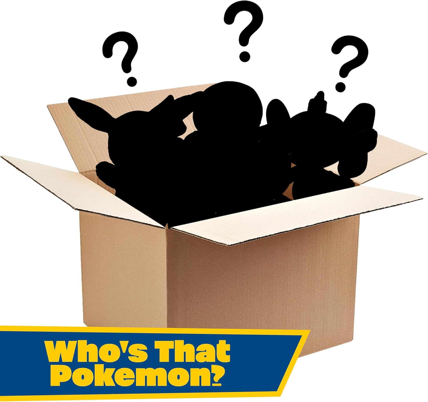 Pokemon 8" Plush Mystery Blind Box 5-Pack - Receive 5 Assorted Figures & Starters - Officially Licensed - Authentic Stuffed Animal Toy - Styles Vary - Gift for Kids, Boys, Girls