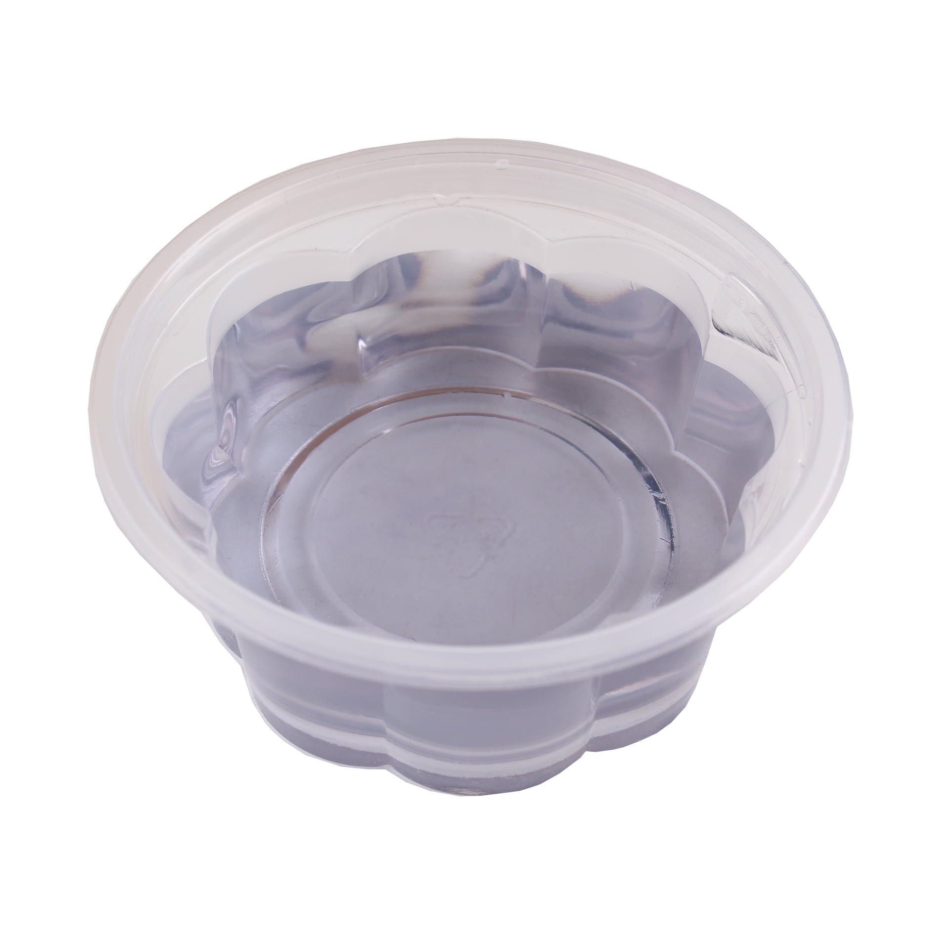 5oz Plastic Flower Jello Shot Glasses Souffle Cups, 100 Count